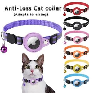 Multi Purpose Airtag Holder Cat Collar Breakaway Adjustable Anti-Loss Reflective
