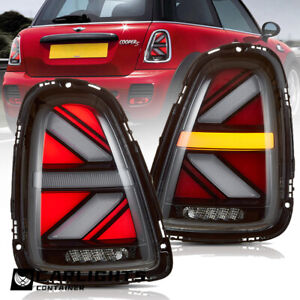 2007-2013 For Mini Cooper R56 R57 R58 R59 VLAND Clear LED Tail Lights w/Startup (For: More than one vehicle)