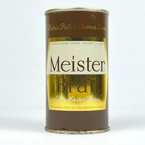 New ListingMeister Brau 12oz Flat Top Beer Can - Peter Hand Brewery, Chicago IL - EMPTY