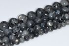 Natural Black Larvikite Beads Grade A Round Loose Bead 4/6/8/10/12/15-16MM