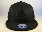 Brooklyn Nets NBA Adidas Fitted Hat Cap Size 7 3/8 Black