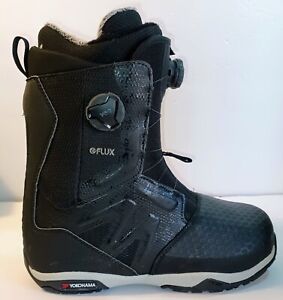 Flux OM-BOA Snowboard Boots Mens Size 9.5 (27.5) New Display 19/20 Black