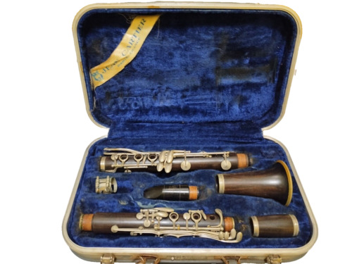 jean cartier clarinet, vintage, antique no reserve, woodwinds