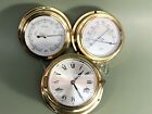 Hermle 132-071 Ships Bell Clock Set with Barometer, Hygrometer and Thermometer