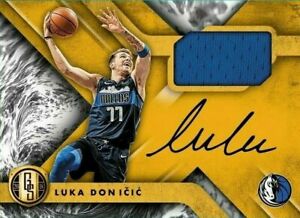 2018 Panini Gold Rookie Patch Autograph RARE - LUKA DONCIC RC RPA Digital Card
