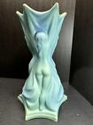 THREE GRACES Nude Vase - Van Briggle Pottery - 16” Tall  - Turquoise Ming color