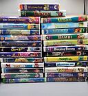Vintage Lot of 26 VHS Tapes- Disney Shrek Scooby Doo Pokemon Rugrats The Grinch