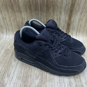 Nike Air Max 90 Men's Size 8 Women's 9.5 Triple Black Running Shoes CN8490-003