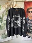 Vintage Nirvana Shirt XL Bleach Longsleeve Subpop Late 80s Early 90s Grunge