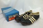 Vintage 1970's Adidas 155 Superlight Cleats Shoes Size 10 West Germany With Box