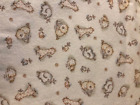 Richloom Fabrics Flannel Cotton Baby Animals BY THE 1/2 YARD 40
