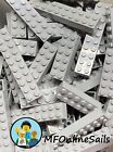 20 XL Large LEGO 2x6 2x8 2x10 - Light Bluish Gray Bricks  Pc# 2456 #3006 #3007