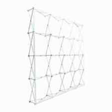 10' Pop-Up Tension Fabric Trade Show Display Booth Frame Stand Pop up 10x8x1'