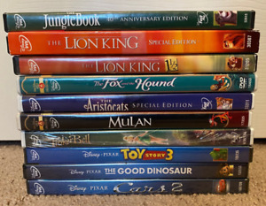 DVD - Disney Animated/Pixar Movies - Special Editions - Lot of 10 - NEW/USED