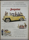 1948 Willys Jeepster Ad (Yellow) On-lookers