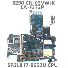 CN-03VWJK 3VWJK Mainboard For 5290 DAJ00 LA-F372P With SR3L8 I7-8650U CPU