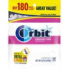 ORBIT Bubblemint Back To School Sugar Free Chewing Gum, 8.8 oz, 180 ct Resealabl