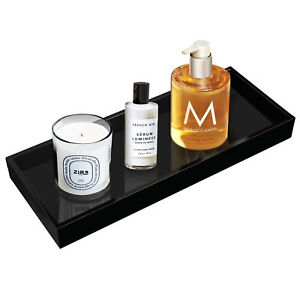 Bathroom Vanity Tray Acrylic Organizer Holder for Counter Candle Jewelry Trinket