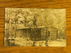 Michigan, MI, RPPC, Carp Lake, Log Cabin in Woods, ca 1910