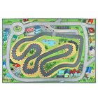 New - Double Sided Felt Play Mat for Kids - 2 in 1 Indoor/Outdoor, Mach