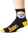 NFL Pittsburgh Steelers Men's Team Quarter Socks, Large L