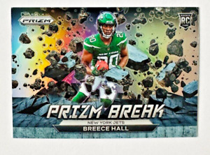 2022 Panini Prizm Breece Hall SILVER Prizm RC #PB-6 Prizm Break Jets!