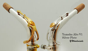 Yamaha V1 Alto Saxophone Neck Silver Plate/Gold Lacquer Option