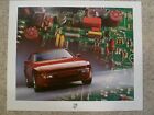 New Listing1986 Porsche 944 Coupe Showroom Advertising Sales Poster RARE Awesome L@@K 23x19
