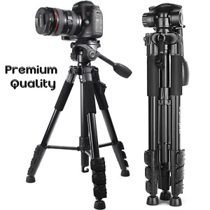 58'' Heavy Duty Aluminum Alloy DSLR Camera Tripod Stand Holder Mount Canon Nikon
