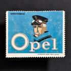 Poster Stamp * GERMANY * Opel Automobile Car Transportation History