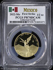 2022-Mo Mexico 1/2 oz Gold Proof Libertad PCGS PR 70 DCAM | First Strike