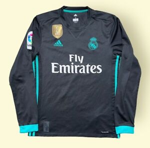 Real Madrid Adidas Cristiano Ronaldo Jersey Away Kit Small Long Sleeve