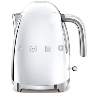 SMEG KLF03 Retro Style Aesthetic Electric Kettle - Stainless Steel (KLF03SSUS)