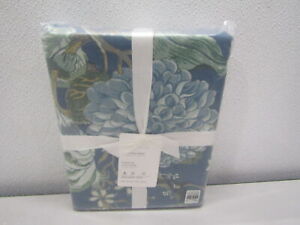 Pottery Barn Dahlia Floral Duvet Cover Blue King/Cal King