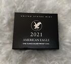 🌀2021 W American Eagle One Ounce Silver Proof Coin 1 oz TYPE 2 & COA 21EAN🌀