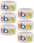 6 Rolls eBay Branded Shipping Tape With Color Logo - 2