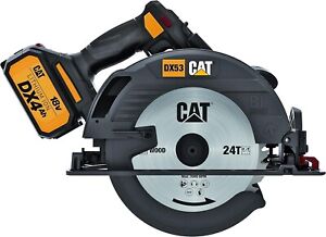 Cat® 18V 1 FOR ALL 7-1/4” Cordless Circular Saw, Brushless Motor, battery-DX532