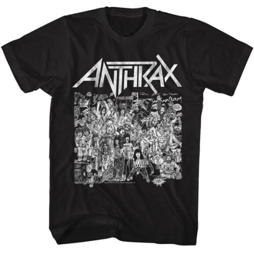 Anthrax T-Shirt / No Frills Album Anthrax Metal Tee
