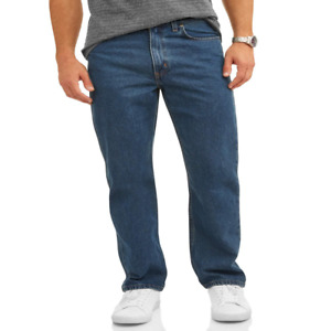 Mens Jeans Denim Classic Pants Big Size (30-54) Men's Relaxed Fit Jeans