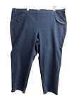 JMS Woman Petite sz 4X Pull On Elastic Jeans Blue Stretch Denim Pants EUC