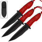 Mercenary's Sadistic Intent Throwing Knife Set - Practice Target Knives + Sheath