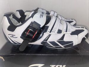 Zol White/black TB01-B903 Indoor Cycling Shoes size 9 eur 42