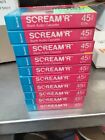 New ListingScream'R 45 Min Blank Audio Cassette 10 Pack Lot Vintage Quality Tapes