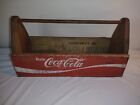 Old Rustic Coca Cola Wooden Crate with handle. Woodstock 1982