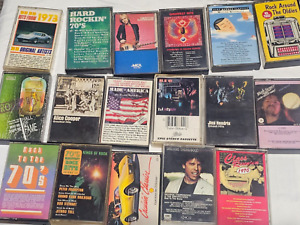 LOT OF 17 70s & 80s Pop / Rock Cassette Tapes
