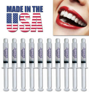 44% TEETH WHITENING PROFESSIONAL DENTAL SYSTEM KIT AT HOME 10 GEL - MADE IN USA