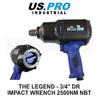 US PRO Industrial 3/4” Drive Air Impact Wrench Gun 2000 Nm or 2500 Nm NBT 8609
