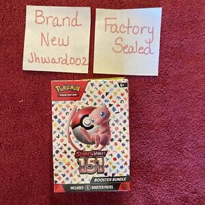 Pokemon Scarlet and Violet 151 Booster Bundle, Sealed, Free Shipping!