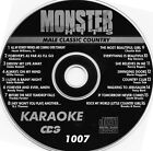 KARAOKE MONSTER HITS CD+G MALE CLASSIC COUNTRY  #1007