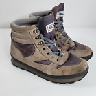 LL Bean Boots Mens Size 10 Thinsulate Insulated Fleece Brown Suede Hiking D890